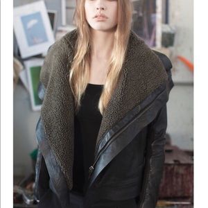 J.O.D. Custom Black Leather Biker Jacket